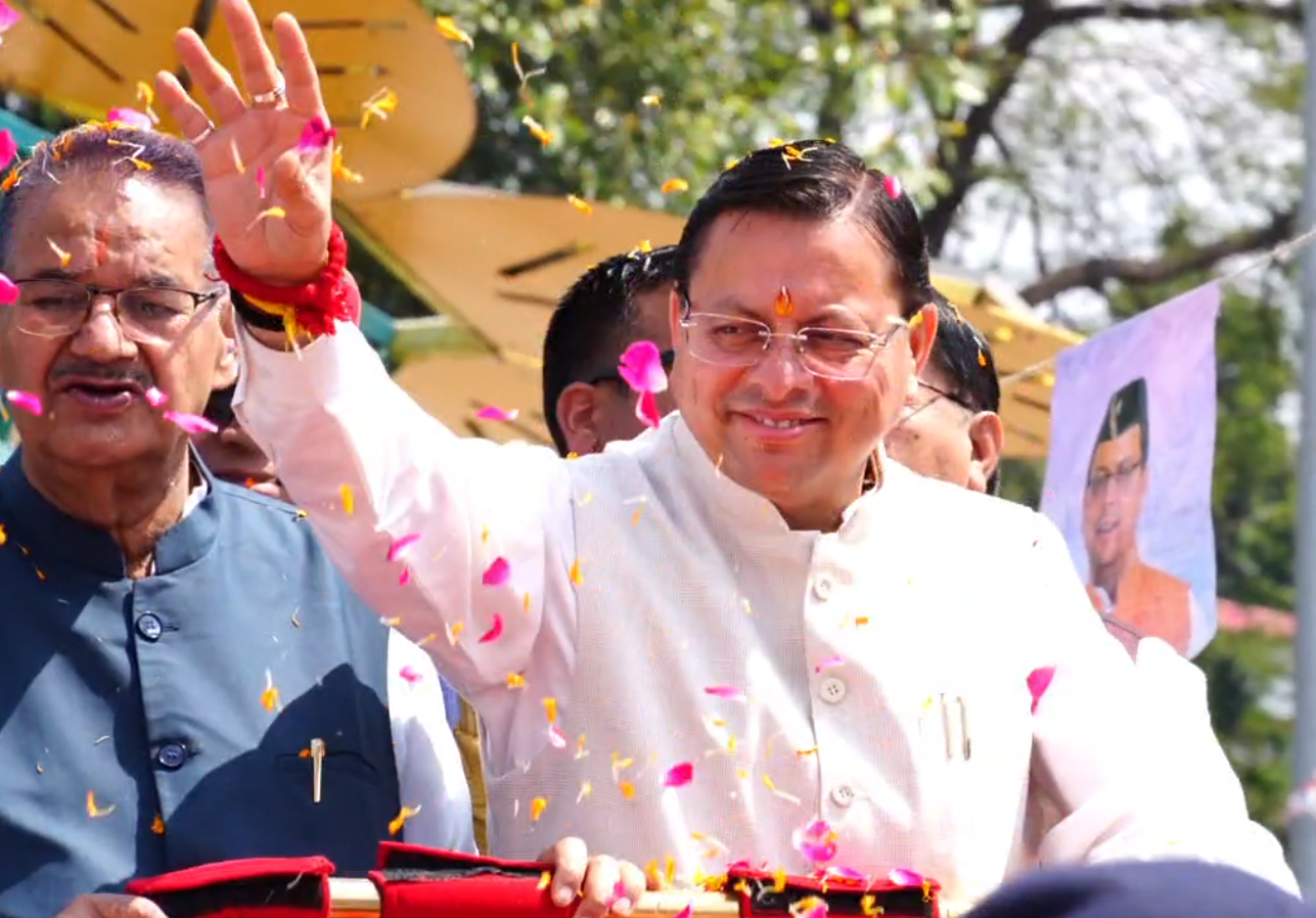 Dhami Government’s Four Years: Grand Celebration at Parade Ground, Projects Worth ₹401 Crore Launched