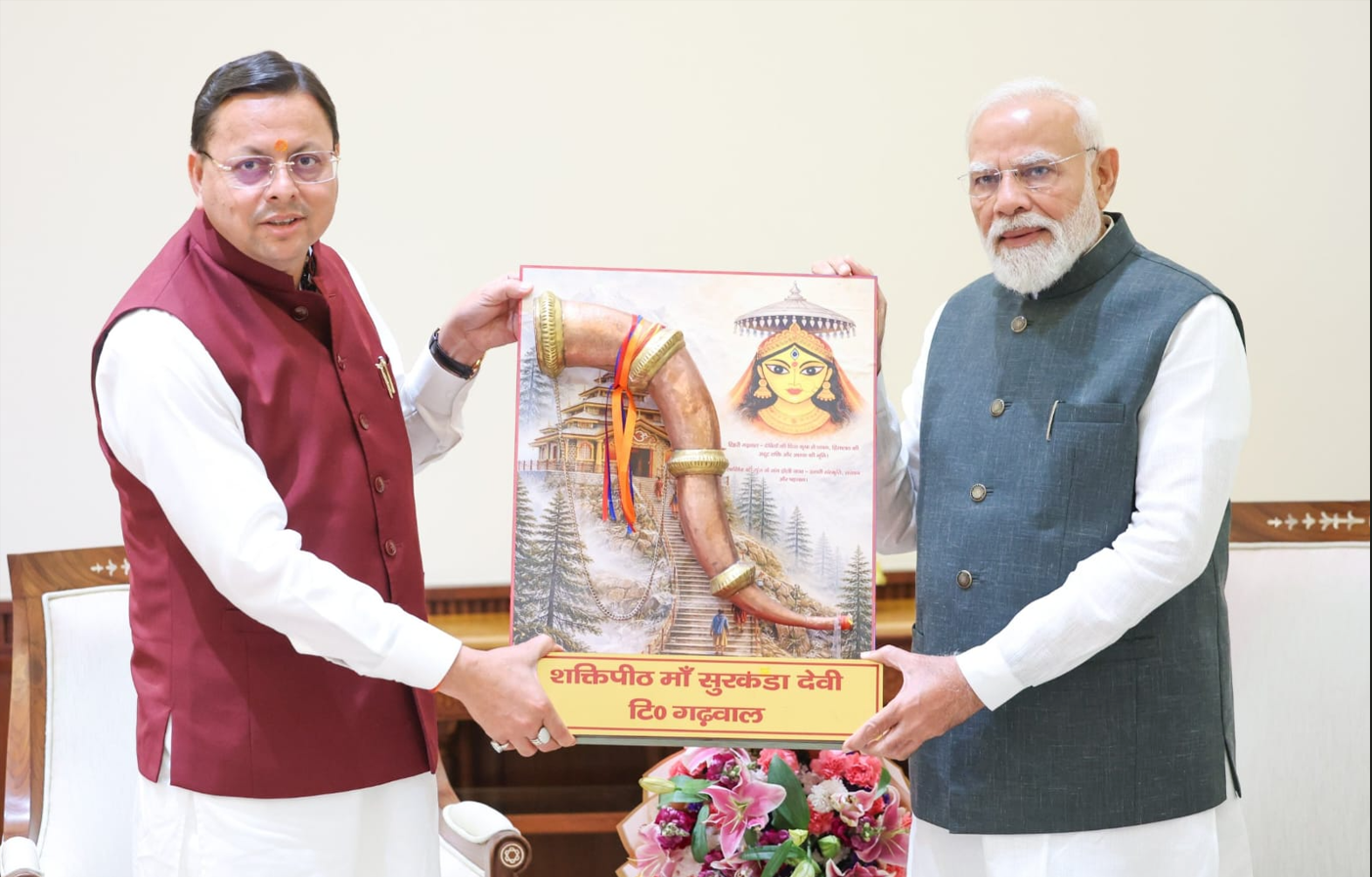 Where the Mountains Met the Capital: CM Dhami’s Heartfelt Visit to PM Modi